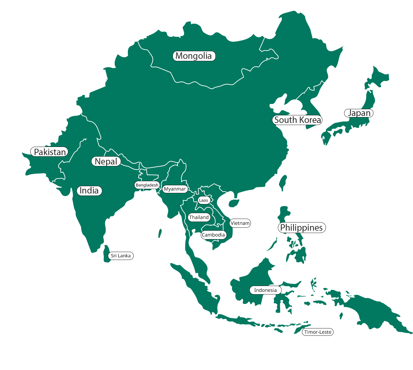 Asia Map