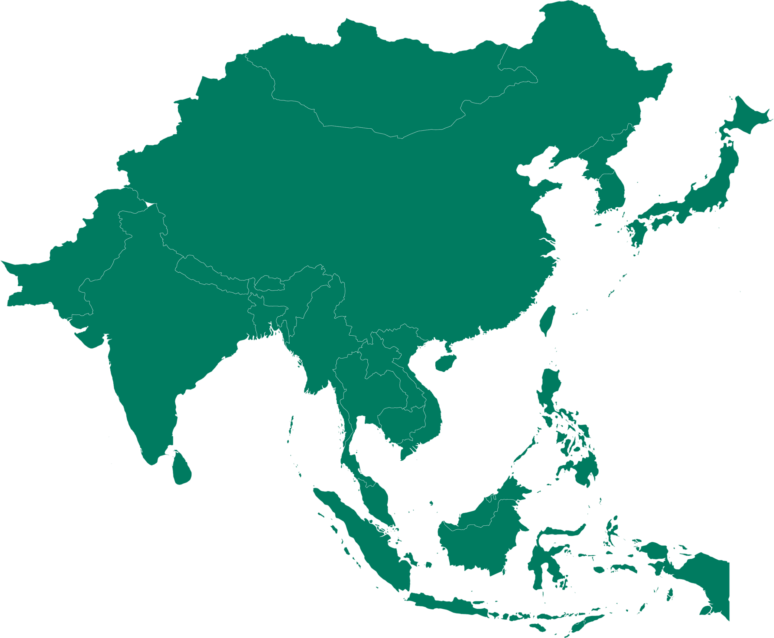 ADRA Asia Map